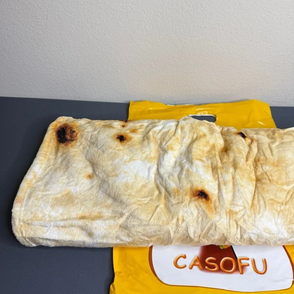 Casofu Burrito Blanket with Gift Bag Food Blanket Size 60